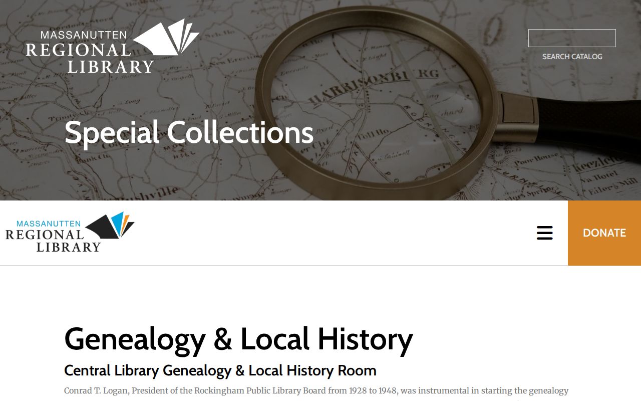 Harrisonburg city directory research at Massanutten Regional Library local-history holdings