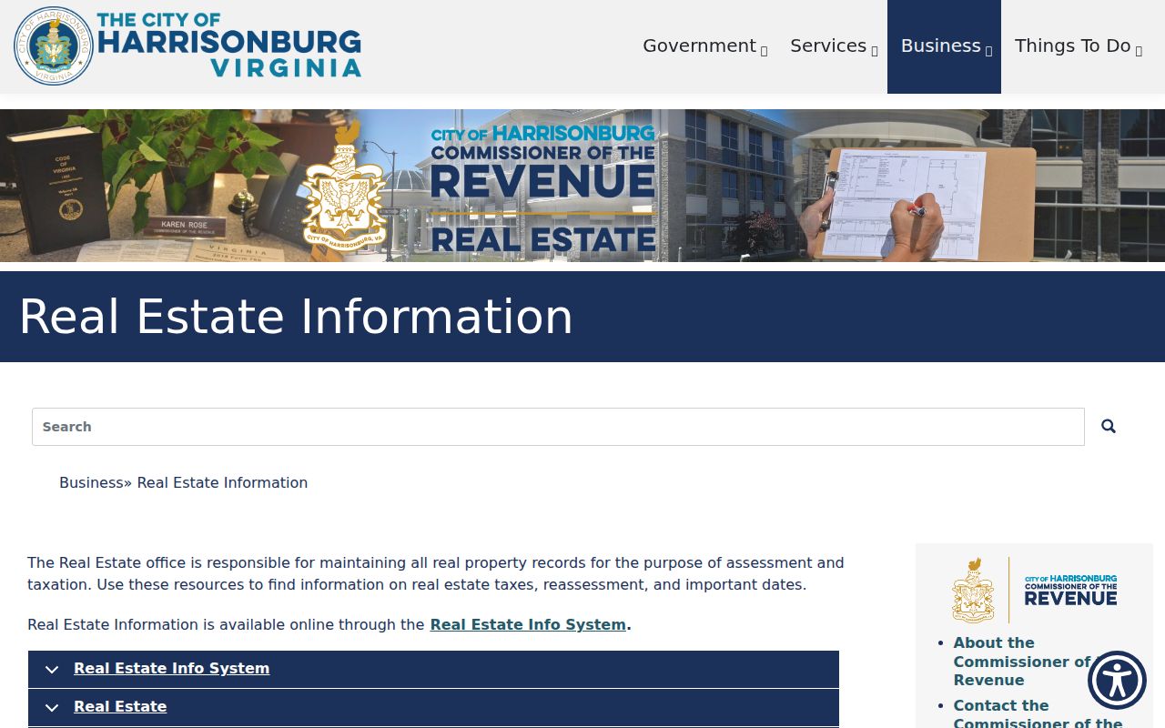 Harrisonburg residents directory city real estate information source
